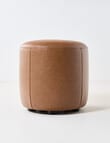 LUCA Furniture Brooklyn Leather Ottoman Small product photo View 03 S