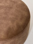 LUCA Furniture Brooklyn Fabric Ottoman Large, Cognac product photo View 02 S