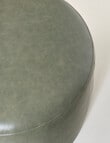 LUCA Brooklyn Fabric Ottoman Large, Green product photo View 02 S