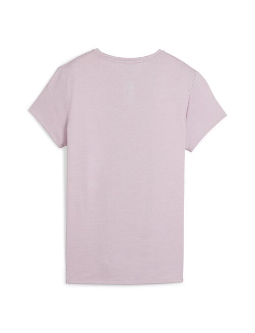 Puma Heather Short Sleeve T-Shirt, Grape Mist product photo View 02 L