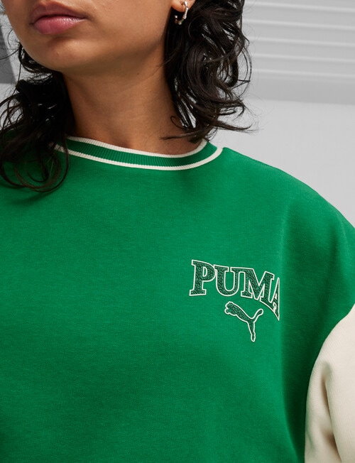Puma Squad Crew Sweatshirt, Green product photo View 05 L