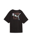 Puma Animal Remix Boyfriend T-Shirt, Black product photo View 02 S