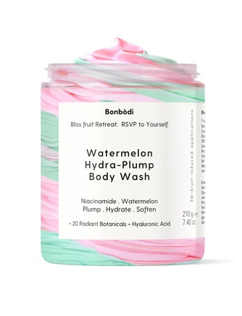 The Bonbon Factory Watermelon Hydra-Plump Body Wash, 210g product photo