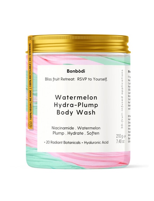 The Bonbon Factory Watermelon Hydra-Plump Body Wash, 210g product photo View 02 L