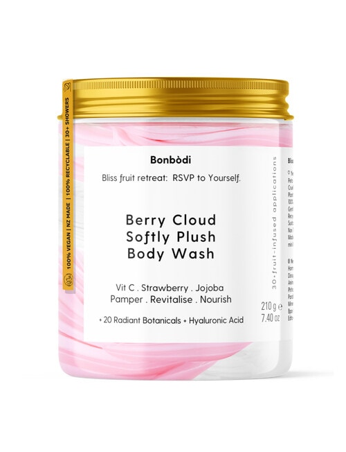 The Bonbon Factory Berry Cloud Softly Plush Body Wash, 210g product photo View 02 L