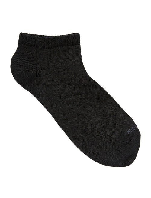 NZ Sock Co. Merino Anklet Sock, Black, 9-11 product photo View 02 L