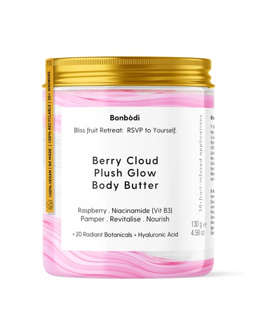 The Bonbon Factory Berry Cloud Plush Glow Body Butter, 130g product photo View 02 L