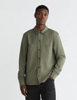 Calvin Klein Relaxed Shirt, Dusty Olive product photo View 02 S