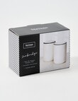 Stevens Cambridge Salt & Pepper Shaker Set, White & Black product photo View 02 S