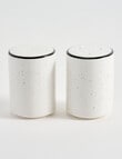 Stevens Cambridge Salt & Pepper Shaker Set, White & Black product photo View 04 S