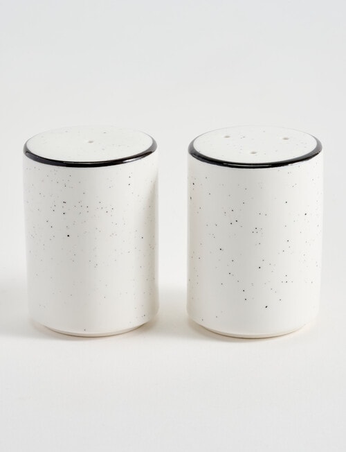 Stevens Cambridge Salt & Pepper Shaker Set, White & Black product photo View 04 L