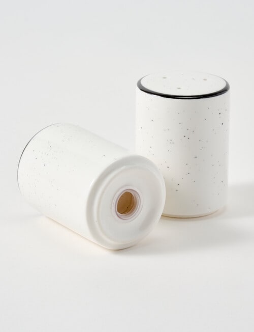 Stevens Cambridge Salt & Pepper Shaker Set, White & Black product photo View 05 L
