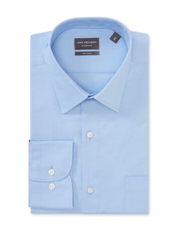Van Heusen Mid Check Shirt, Sky product photo