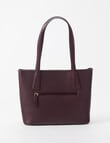 Boston + Bailey Faux Croc Patchwork Tote Bag, Brown product photo View 02 S