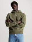 Calvin Klein Monologo Hoodie, Olive product photo View 02 S
