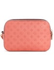 Guess Arlena Logo Camera Crossbody Bag, Coral product photo View 02 S