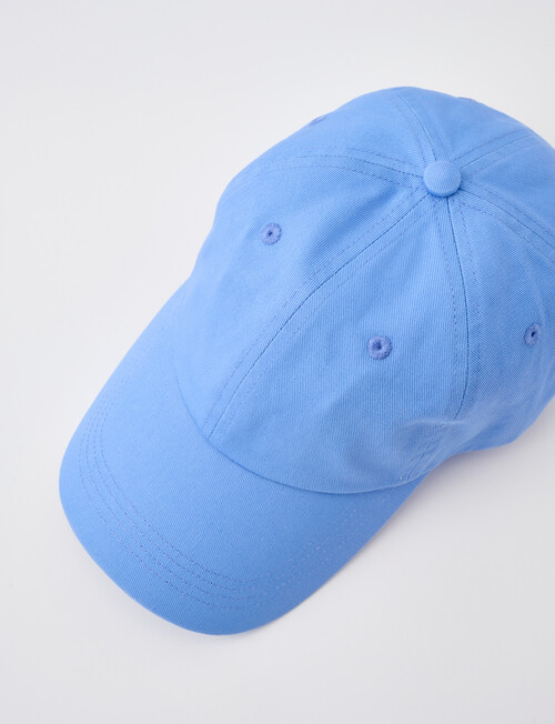 Mineral Embroidered Cap, Blue product photo View 03 L