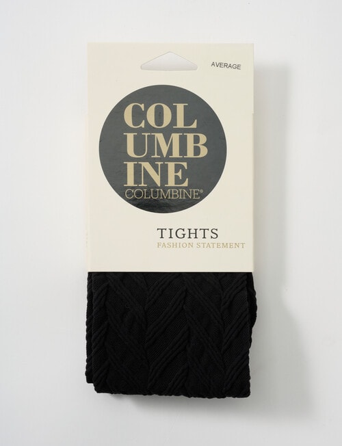 Columbine Ridge Zigzag Tights, Black product photo