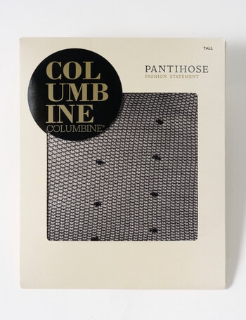 Columbine Ladylike Pantihose, Black product photo