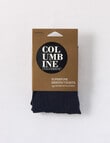 Columbine Superfine Merino Plain Knit Tight, Dark Navy product photo View 02 S