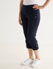 Line 7 Rolled Hem Capri Pant, Navy product photo