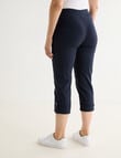 Line 7 Rolled Hem Capri Pant, Navy product photo View 02 S