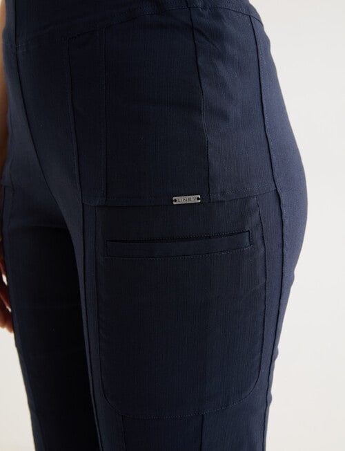 Line 7 Rolled Hem Capri Pant, Navy product photo View 04 L