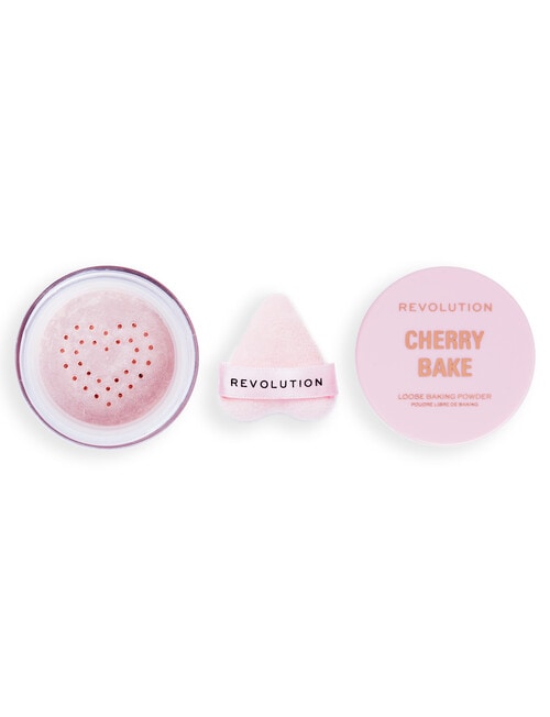 Makeup Revolution Y2K Baby Loose Powder & Puff Cherry Bake product photo View 02 L