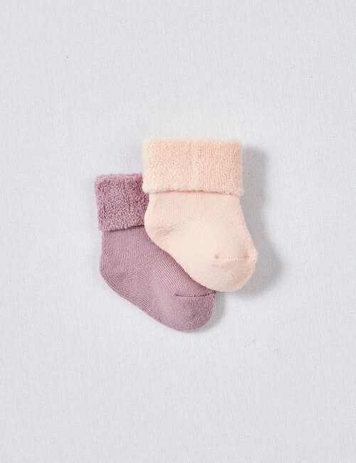 Bonds Wondersock Socks, 2-Pack, Pretty Peaches & Munroe product photo