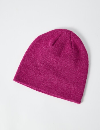 Whistle Accessories Shimmer Beanie, Berry product photo