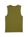 Puma Fit TriBlend Sleeveless Top, Olive product photo View 02 S