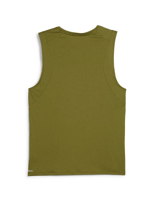 Puma Fit TriBlend Sleeveless Top, Olive product photo View 02 L
