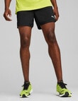 Puma Favourite Velocity 7" Run Shorts, Black product photo View 03 S