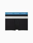 Calvin Klein Cotton Stretch Low Rise Trunk, 2-Pack, Black product photo