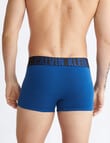 Calvin Klein Intense Power Cotton Trunk, 3-Pack, Navy Peony, Black & Blue Atoll product photo View 03 S