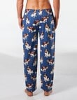 Mitch Dowd Rescue Dogs Cotton Flannel Sleep Pant, Blue product photo View 02 S