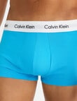 Calvin Klein Cotton Stetch Engineered Trunk, Blue, Grey & Sage product photo View 05 S