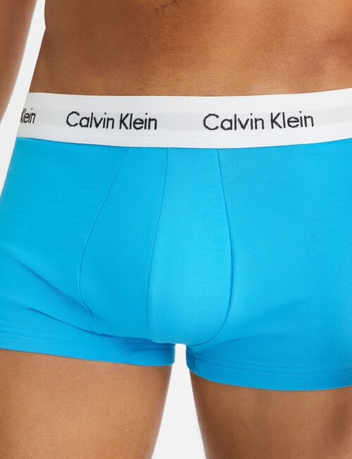 Calvin Klein Cotton Stetch Engineered Trunk, Blue, Grey & Sage product photo View 05 L