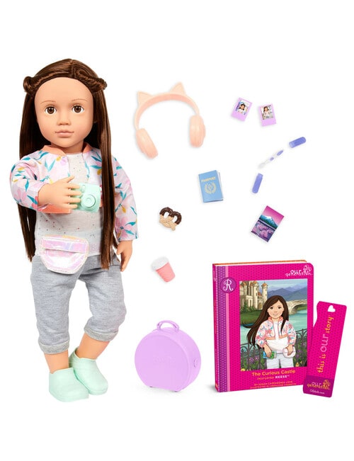 Our Generation Reese Deluxe Travel Doll with Book product photo View 02 L