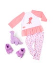 Our Generation Deluxe Dinosaur Print Pyjama Outfit product photo View 02 S