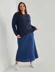 Studio Curve Fluffy Jumper, Navy product photo View 03 S