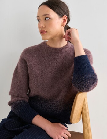 State of play Alpaca Blend Sweater, Nutmeg product photo