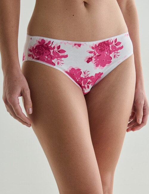 Lyric Bikini Briefs, 4-Pack, Pink Rose product photo View 02 L