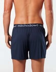 Mitch Dowd Bamboo-Blend Knit Boxer Short, Navy product photo View 02 S