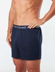 Mitch Dowd Bamboo-Blend Knit Boxer Short, Navy product photo View 03 S