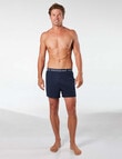 Mitch Dowd Bamboo-Blend Knit Boxer Short, Navy product photo View 04 S