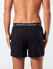 Mitch Dowd Bamboo-Blend Knit Boxer Short, Black product photo View 02 S