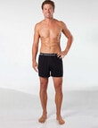Mitch Dowd Bamboo-Blend Knit Boxer Short, Black product photo View 04 S