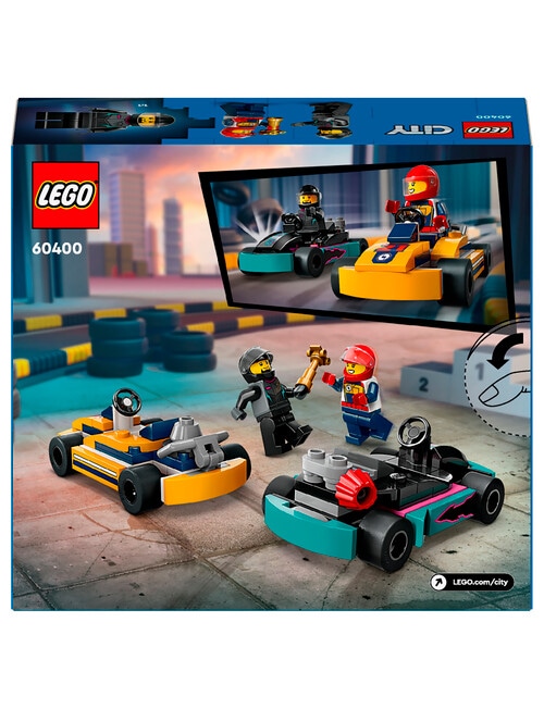 LEGO City City Go-Karts and Race Drivers, 60400 product photo View 10 L