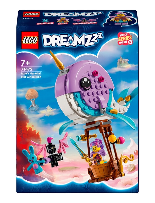LEGO DREAMZzz DREAMZzz Izzie's Narwhal Hot-Air Balloon, 71472 product photo View 02 L
